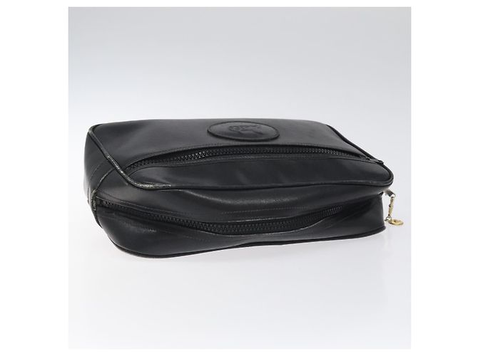 Céline Borsa a tracolla CELINE in pelle nera Auth nb304 Nero - vista 5
