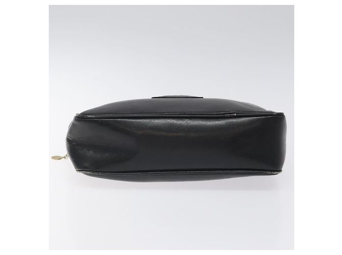 Céline Borsa a tracolla CELINE in pelle nera Auth nb304 Nero - vista 6
