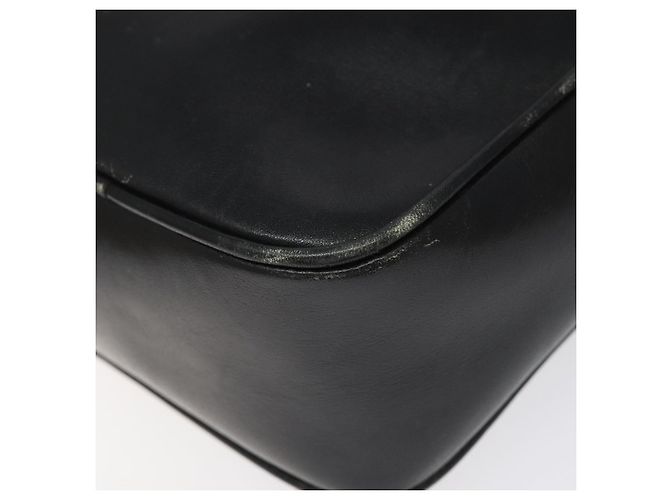Céline Borsa a tracolla CELINE in pelle nera Auth nb304 Nero - vista 7