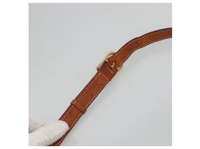 Céline Borsa a spalla in tela Macadam CELINE in pelle PVC marrone oro Auth 116805 D'oro - vista 8