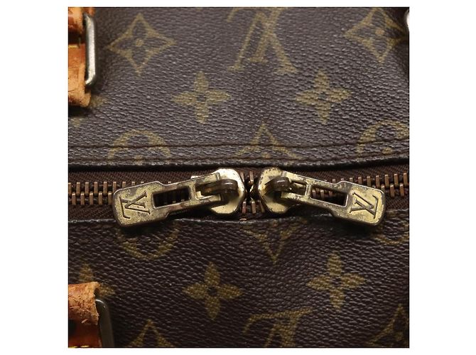LOUIS VUITTON Monogram Keepall Bandouliere 55 Bolsa Boston M41414 LV Auth BD1228 - vista 10