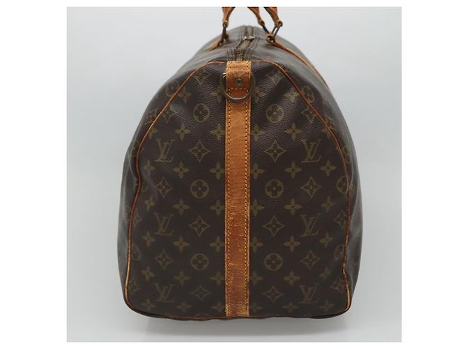 LOUIS VUITTON Monogram Keepall Bandouliere 55 Bolsa Boston M41414 LV Auth BD1228 - vista 4