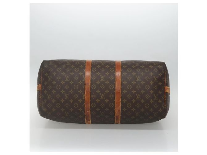 LOUIS VUITTON Monogram Keepall Bandouliere 55 Bolsa Boston M41414 LV Auth BD1228 - vista 5