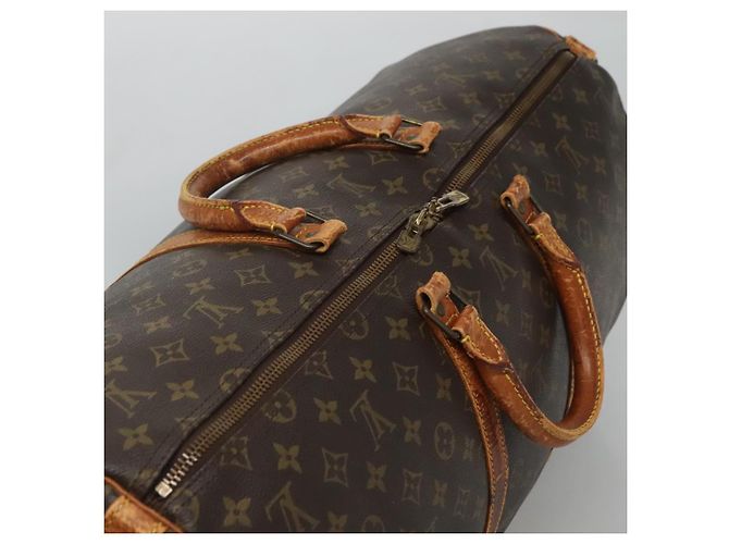 LOUIS VUITTON Monogram Keepall Bandouliere 55 Bolsa Boston M41414 LV Auth BD1228 - vista 6