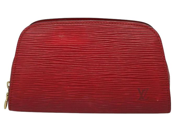 LOUIS VUITTON Epi Dauphine PM Pouch Rosso Castigliano M48447 LV Auth th5819 - vista 13