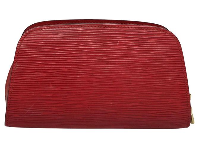 LOUIS VUITTON Epi Dauphine PM Pouch Rosso Castigliano M48447 LV Auth th5819 - vista 2