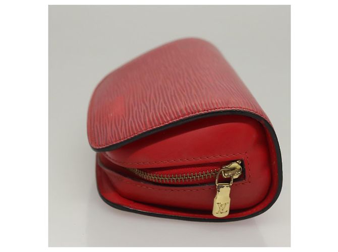 LOUIS VUITTON Epi Dauphine PM Pouch Rosso Castigliano M48447 LV Auth th5819 - vista 4