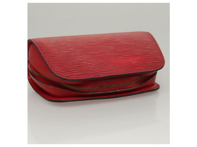 LOUIS VUITTON Epi Dauphine PM Pouch Rosso Castigliano M48447 LV Auth th5819 - vista 5