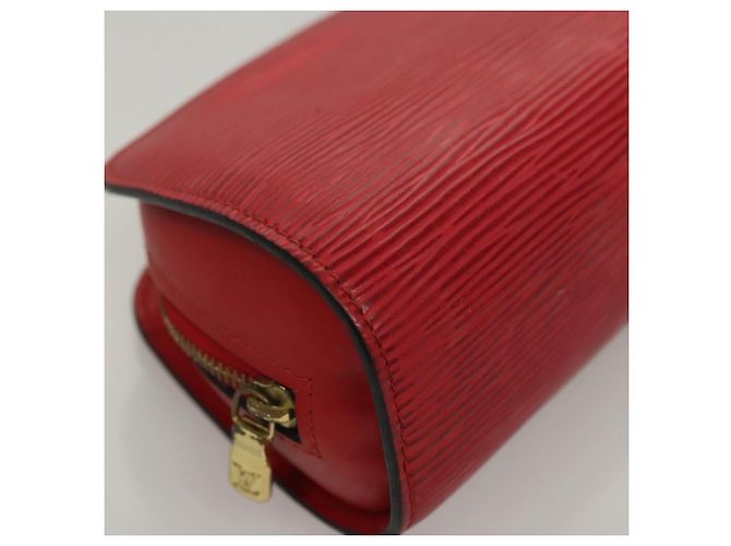 LOUIS VUITTON Epi Dauphine PM Pouch Rosso Castigliano M48447 LV Auth th5819 - vista 7