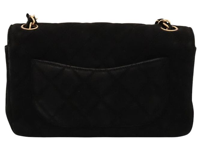 CHANEL Matelasse 20 Chain Shoulder Bag Suede Black Gold CC Auth 116698 Nero D'oro - vista 2