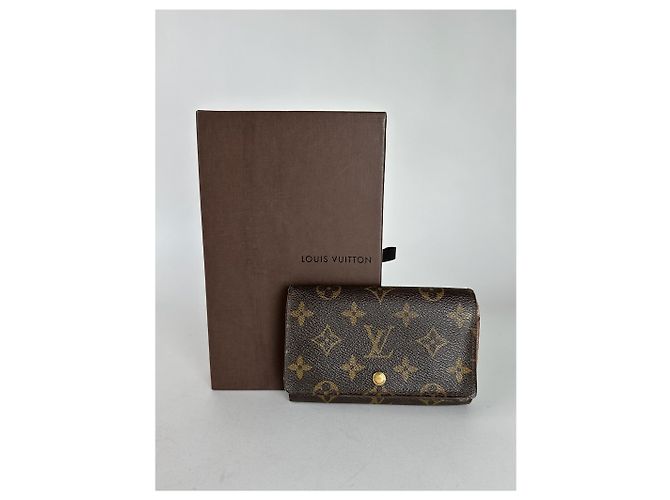 Vintage Louis Vuitton Leather Monogram Wallet Brown - view 5