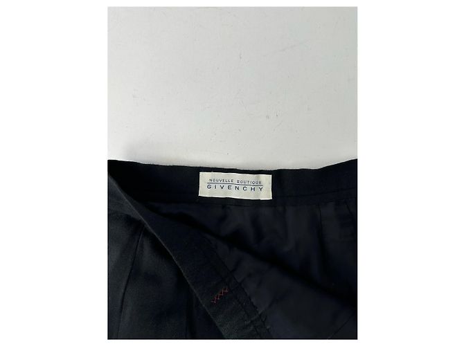 Gonna vintage Givenchy nera 36/S Nero - vista 5