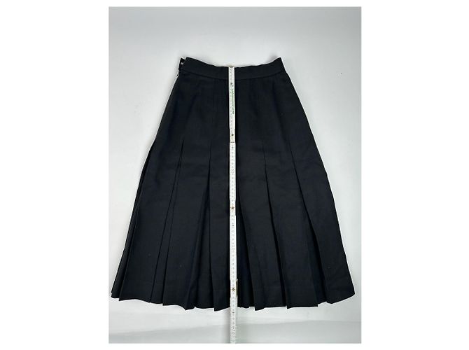 Gonna vintage Givenchy nera 36/S Nero - vista 7