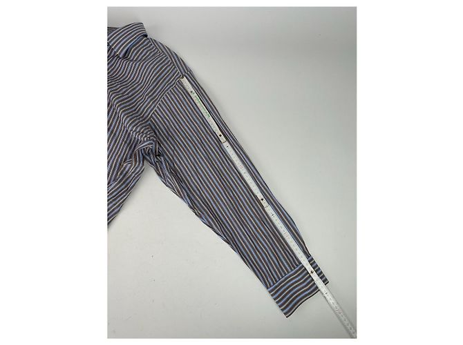 Camisa listrada vintage Yves Saint Laurent Multicor - vista 2