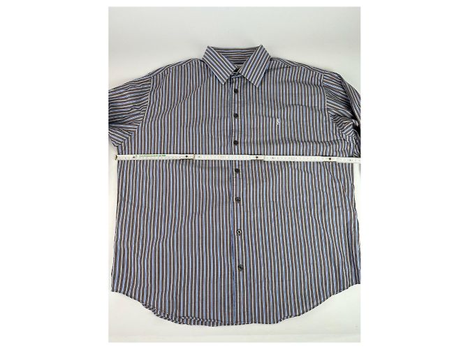 Camisa listrada vintage Yves Saint Laurent Multicor - vista 4