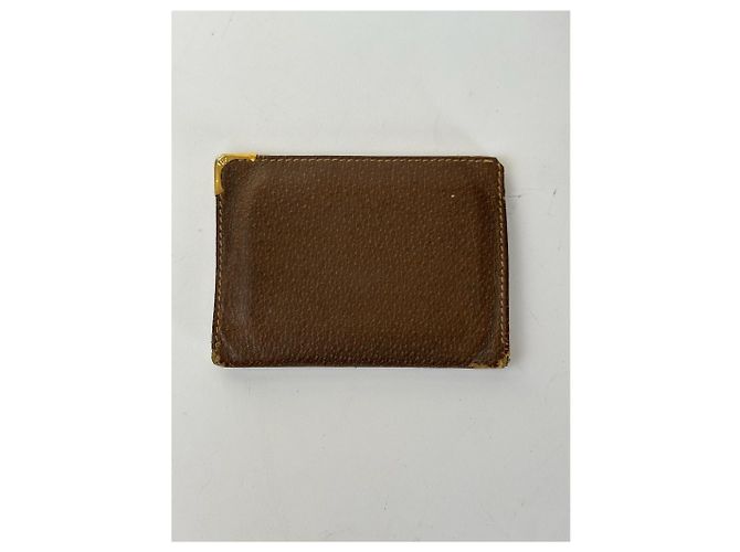 Vintage Gucci Lederkartenhalter braun - Ansicht 4