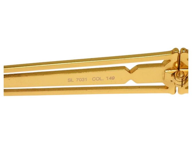 Gafas de sol Fendi con logo de marco dorado SL 7031 - vista 7