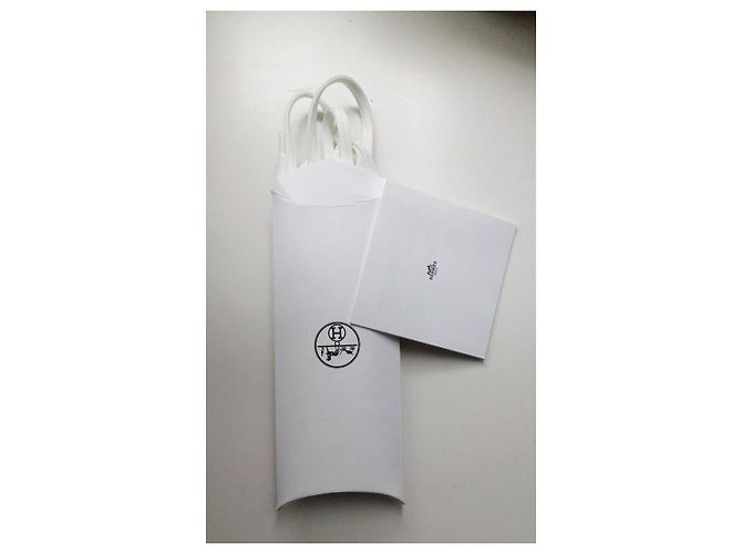Baskets Hermès HOROS CHEVRE VELOUR Eggshell Blanc cassé - vue 8