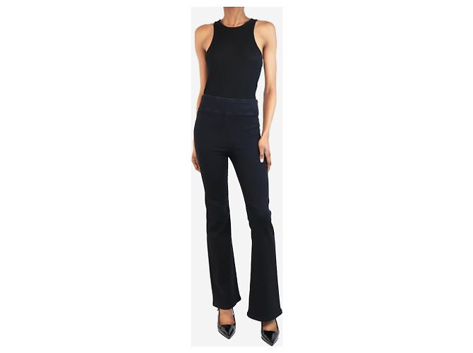 Frame Denim Jeans acampanados negros Jetset - talla UK 4 - vista 2