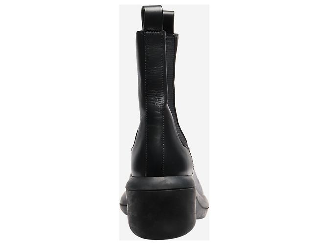 Jil Sander Schwarze Leder Chelsea Boots - EU 39,5 - Ansicht 3