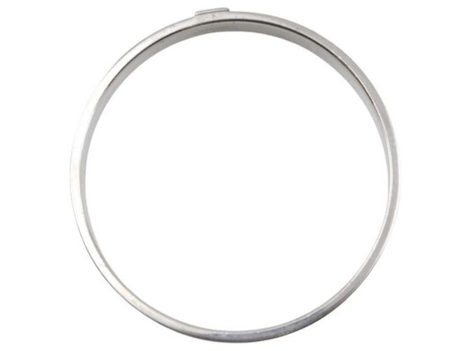 Pulseira Hermès Kawaii Azul de Couro Epsom e Metal Prata - vista 2