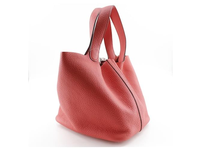 Hermès Borsa Hermes Picotin Lock 22 MM Rosso - vista 3