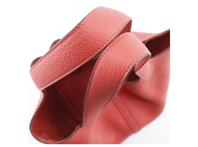 Hermès Borsa Hermes Picotin Lock 22 MM Rosso - vista 5