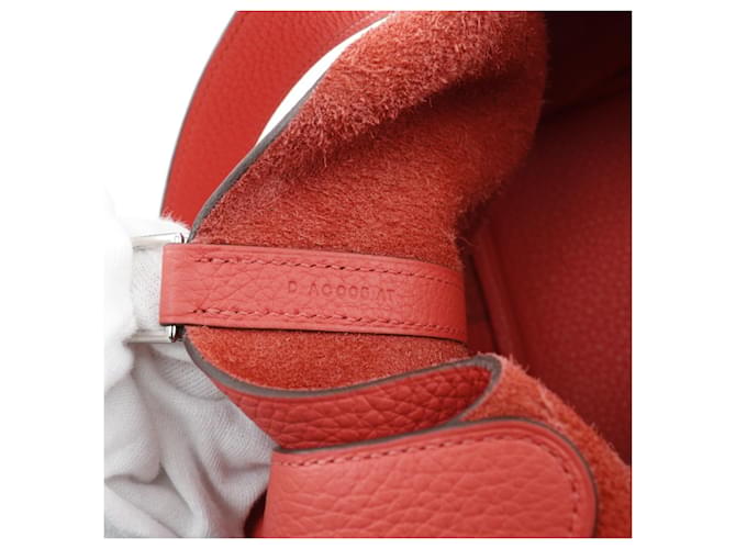 Hermès Borsa Hermes Picotin Lock 22 MM Rosso - vista 7