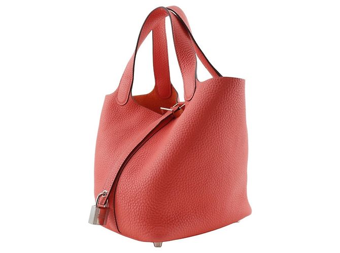 Hermès Hermes Picotin Lock 18 PM Handtasche Pink Rot - Ansicht 2