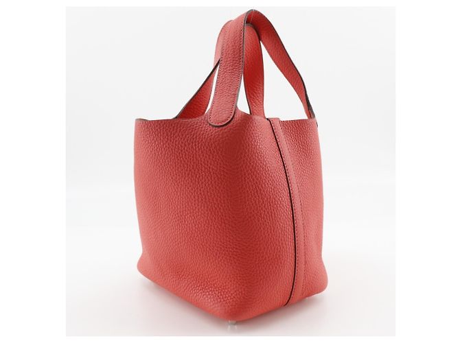 Hermès Hermes Picotin Lock 18 PM Handtasche Pink Rot - Ansicht 3