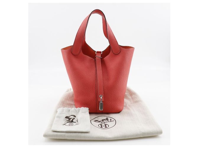 Hermès Hermes Picotin Lock 18 PM Handtasche Pink Rot - Ansicht 8