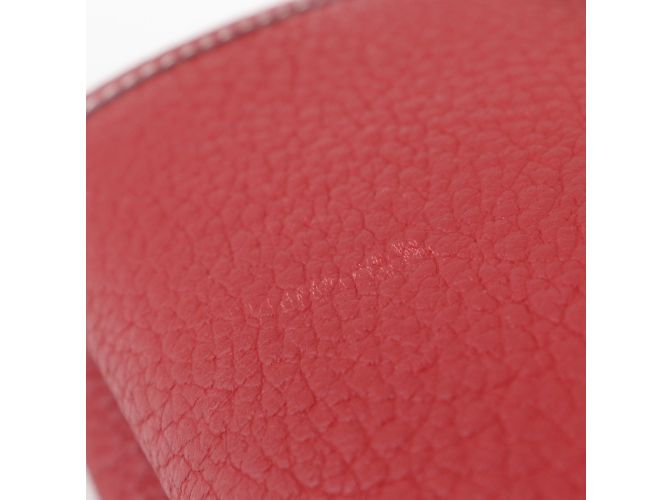 Hermès Borsa Tote PM Hermes Garden in pelle Negonda rossa Rosso - vista 10