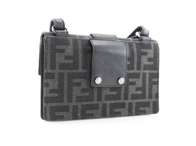 Borsa a Spalla Fendi Marsupio Baguette Nero - vista 3
