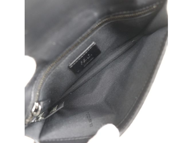 Borsa a Spalla Fendi Marsupio Baguette Nero - vista 5