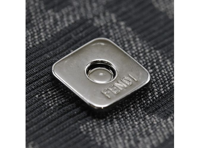 Borsa a Spalla Fendi Marsupio Baguette Nero - vista 6