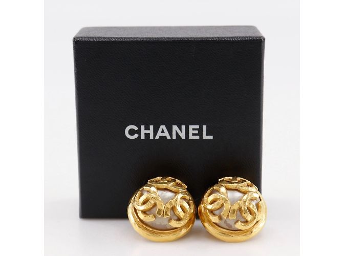 Orecchini Clip Triple COCO di Chanel D'oro - vista 14