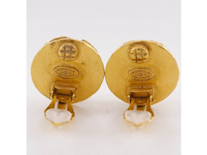 Orecchini Clip Triple COCO di Chanel D'oro - vista 4