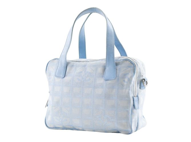 Borsa della nuova linea di viaggio di Chanel Blu chiaro - vista 2