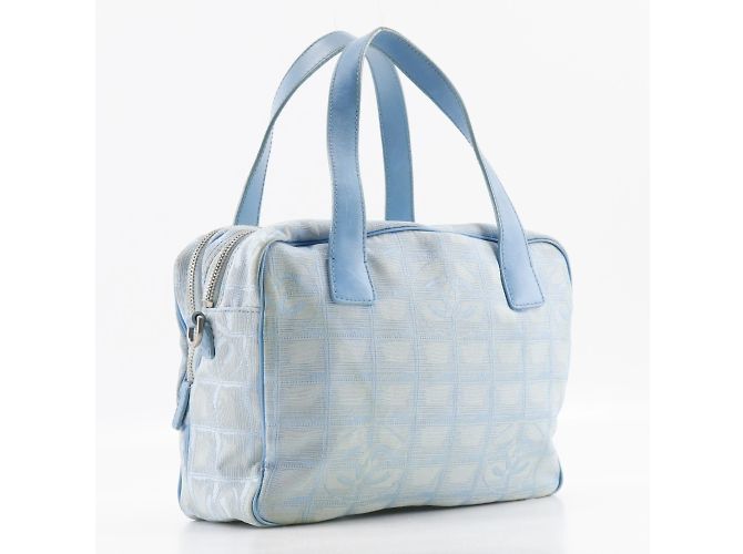 Borsa della nuova linea di viaggio di Chanel Blu chiaro - vista 3