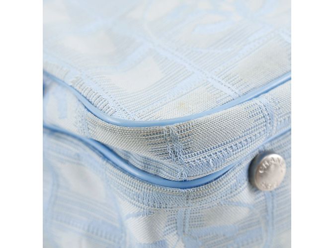 Borsa della nuova linea di viaggio di Chanel Blu chiaro - vista 6