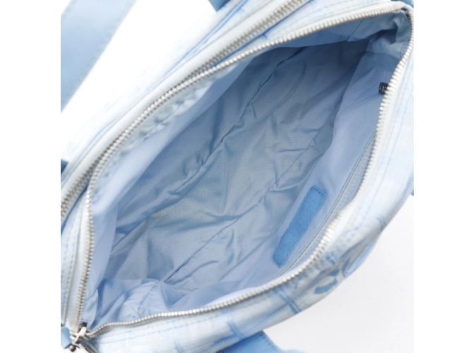 Borsa della nuova linea di viaggio di Chanel Blu chiaro - vista 9
