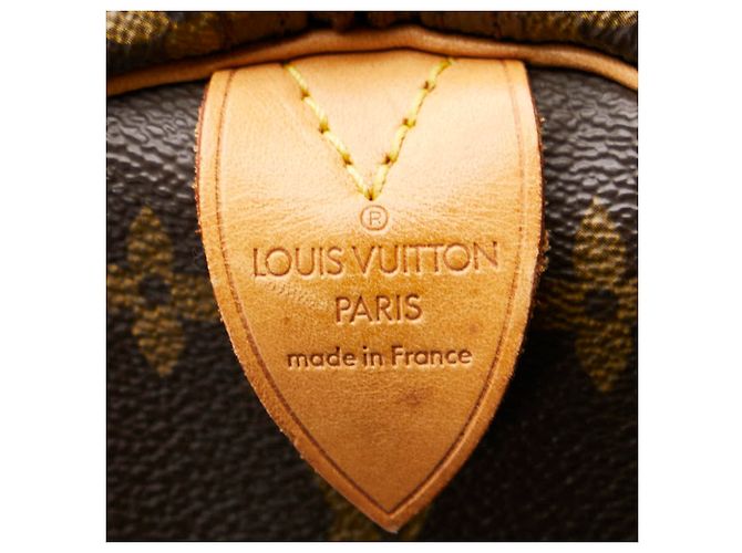 Borsa Boston Keepall 60 Monogram Louis Vuitton Marrone - vista 11