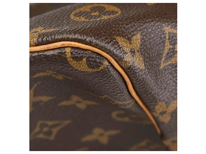 Borsa Boston Keepall 60 Monogram Louis Vuitton Marrone - vista 7