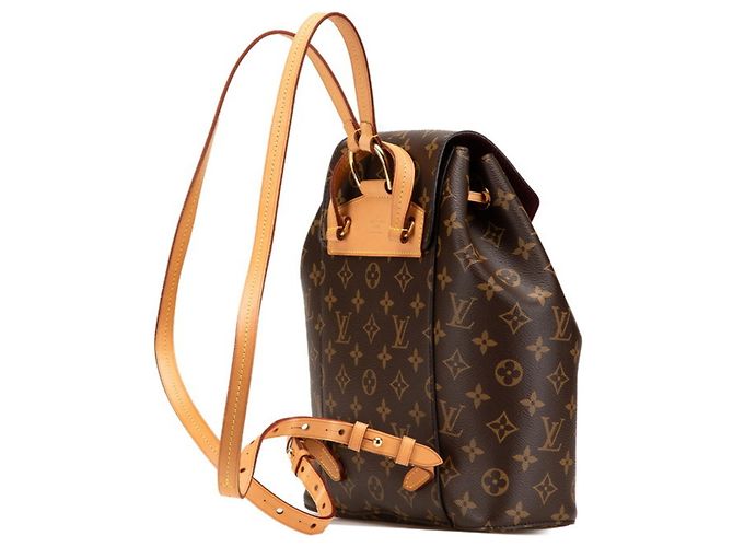 Zaino Montsouris Monogram Louis Vuitton Marrone Monogramma - vista 2
