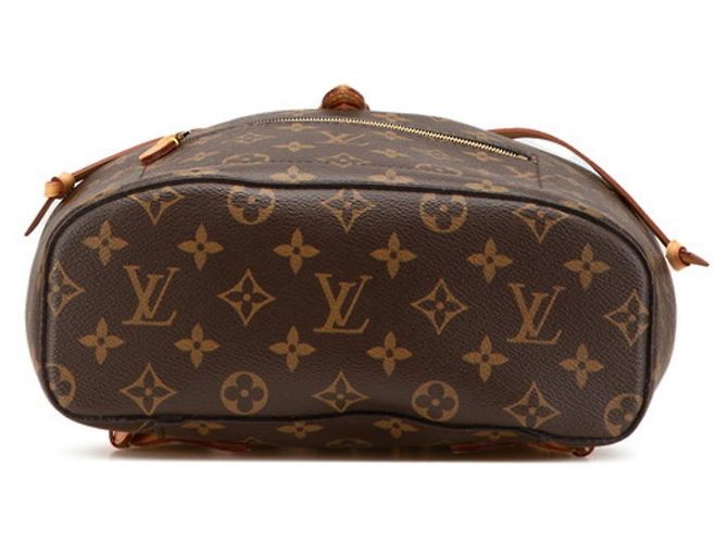 Zaino Montsouris Monogram Louis Vuitton Marrone Monogramma - vista 3