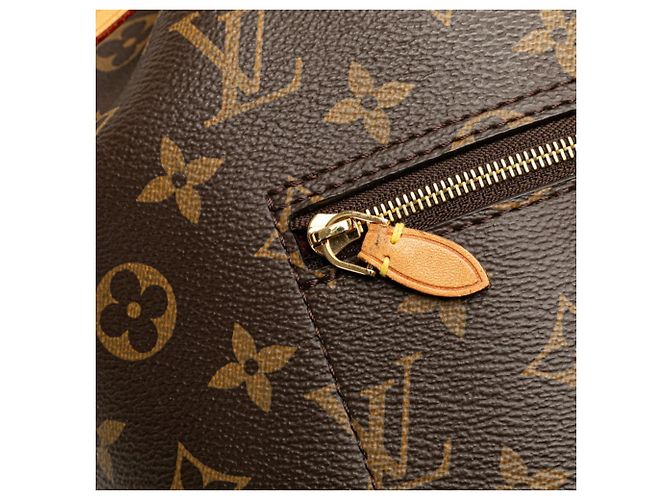 Zaino Montsouris Monogram Louis Vuitton Marrone Monogramma - vista 4