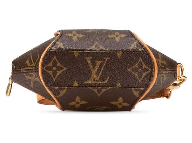 Pochete Mini Ellipse Monogram Louis Vuitton Marrom Monograma - vista 3