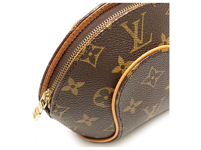 Pochete Mini Ellipse Monogram Louis Vuitton Marrom Monograma - vista 7