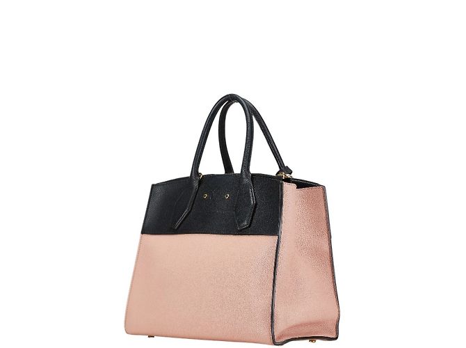 Borsa City Steamer MM di Louis Vuitton Nero Beige - vista 2