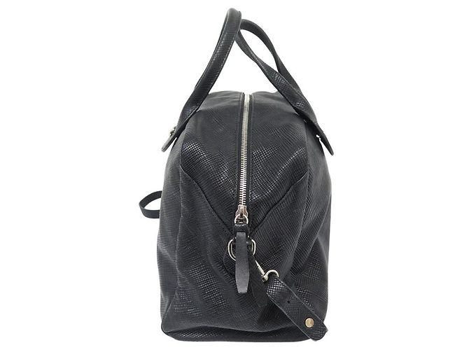 BORSA LONGCHAMP QUADRI 1206786001 IN PELLE GRAIN NERA CON TRACOLLA - vista 4